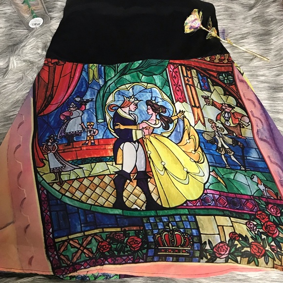OFFERS?❤️ beauty and the beast stained glass dress - Picture 2 of 6